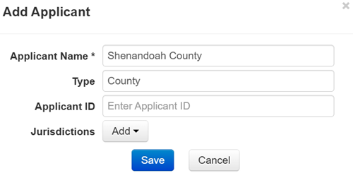 Add Applicant fields