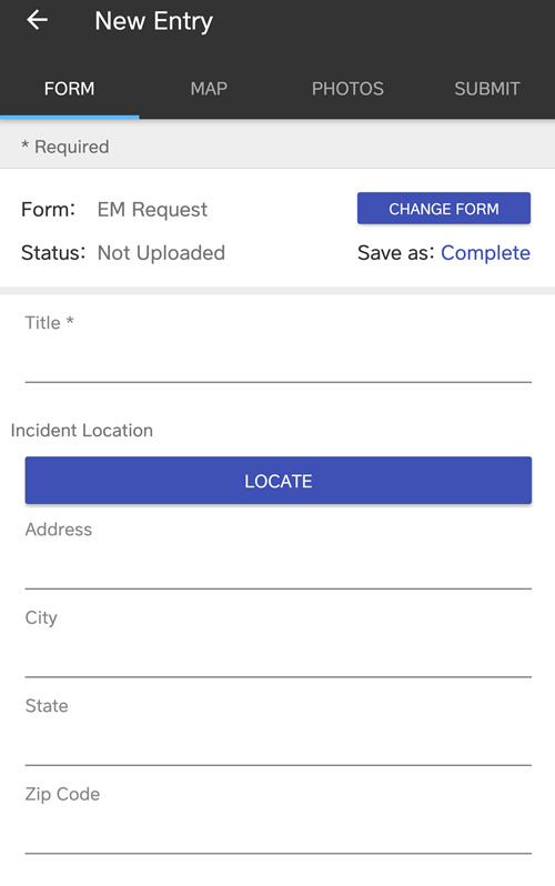 Crisis Track Mobile App: New Entry continues