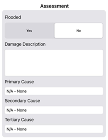 Crisis Track Mobile App Public Damage Assessment Feature