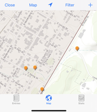 Structures in the map view