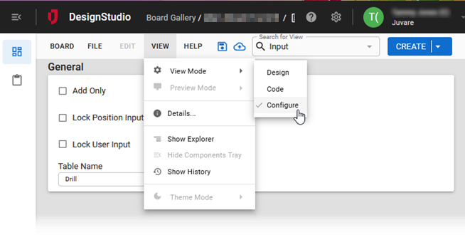Configure Mode