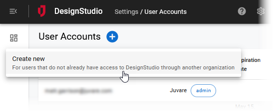 Create New Option