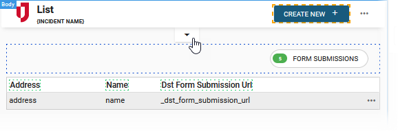 Closed Collapsible Embedded Map