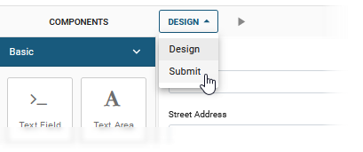 Submit Mode Option