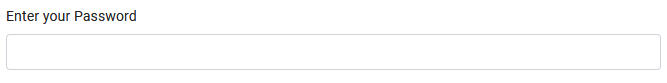 Password Field