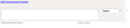 Add Improvement Action fields