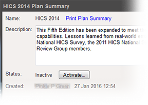 Activate a Plan option