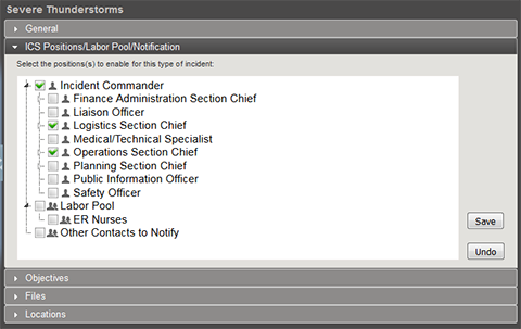 eICS Facility Administrator Tasks ICS Labor Pool