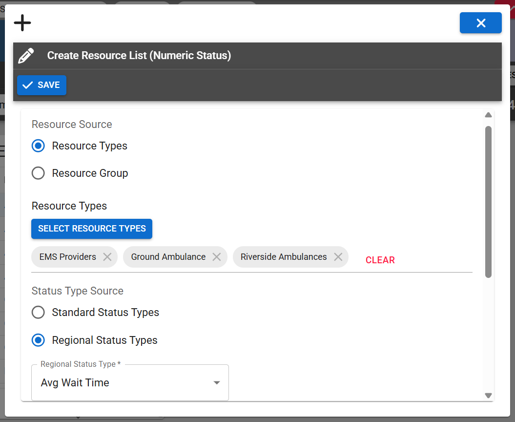 New widget options for an example widget New widget options for an example widget