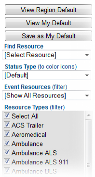 EMResource View Map Options EMResource View Map Options