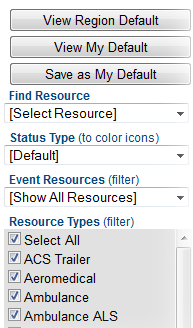 EMResource View Map Options