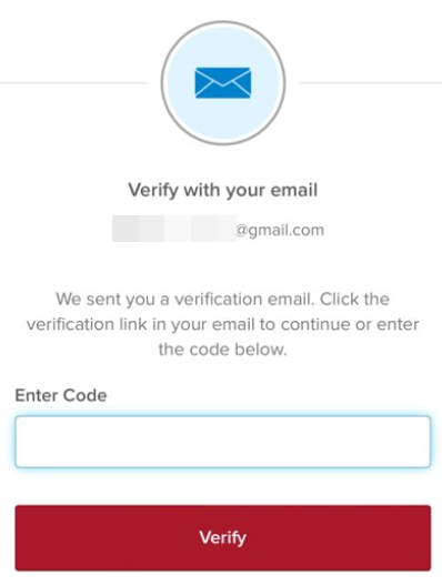 Juvare "Verify with your email" screen.
