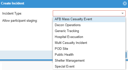 Create Incident Window