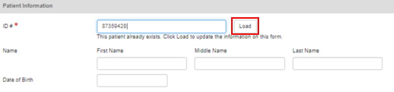 Load information from the ID number.