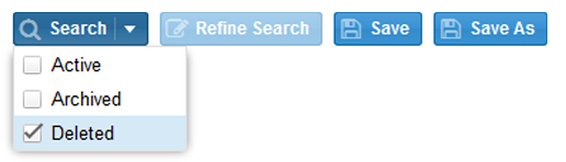 Select search status.