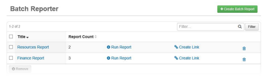 Click image to enlarge Batch Reporter tab