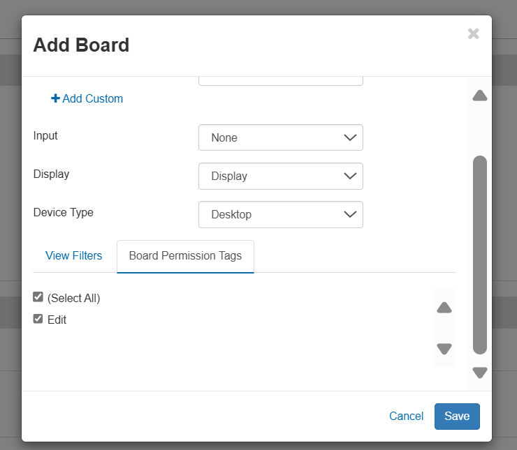 Setting up Board Permissions
