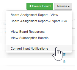 Convert Input Notifications Option