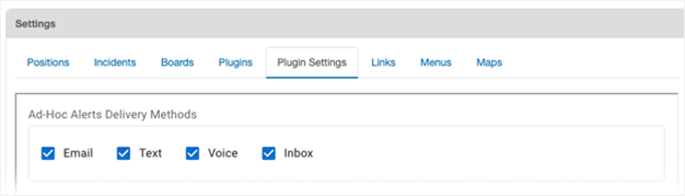 Notification Delivery Methods