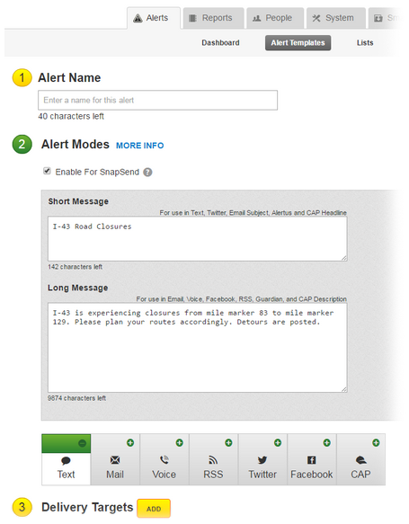 Rave Alert Extension