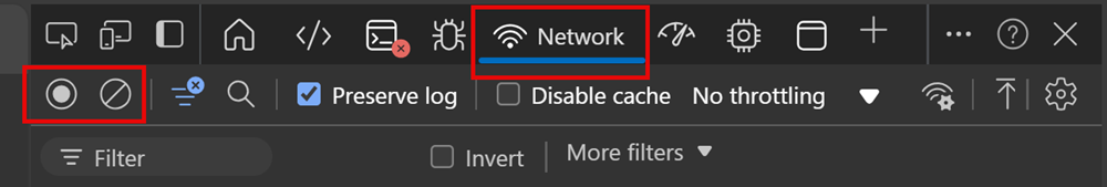 Network tab