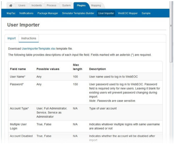 User Importer