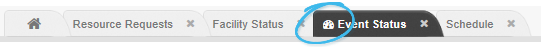 Event Status Tab