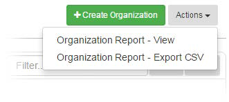 Organzation Report Options
