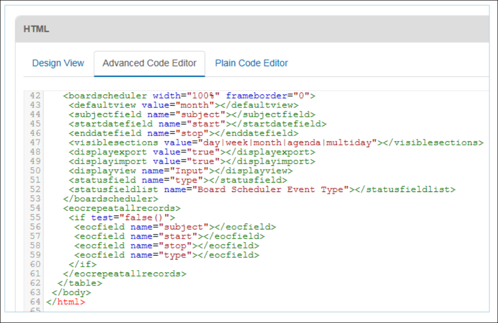 Add board scheduler to display view