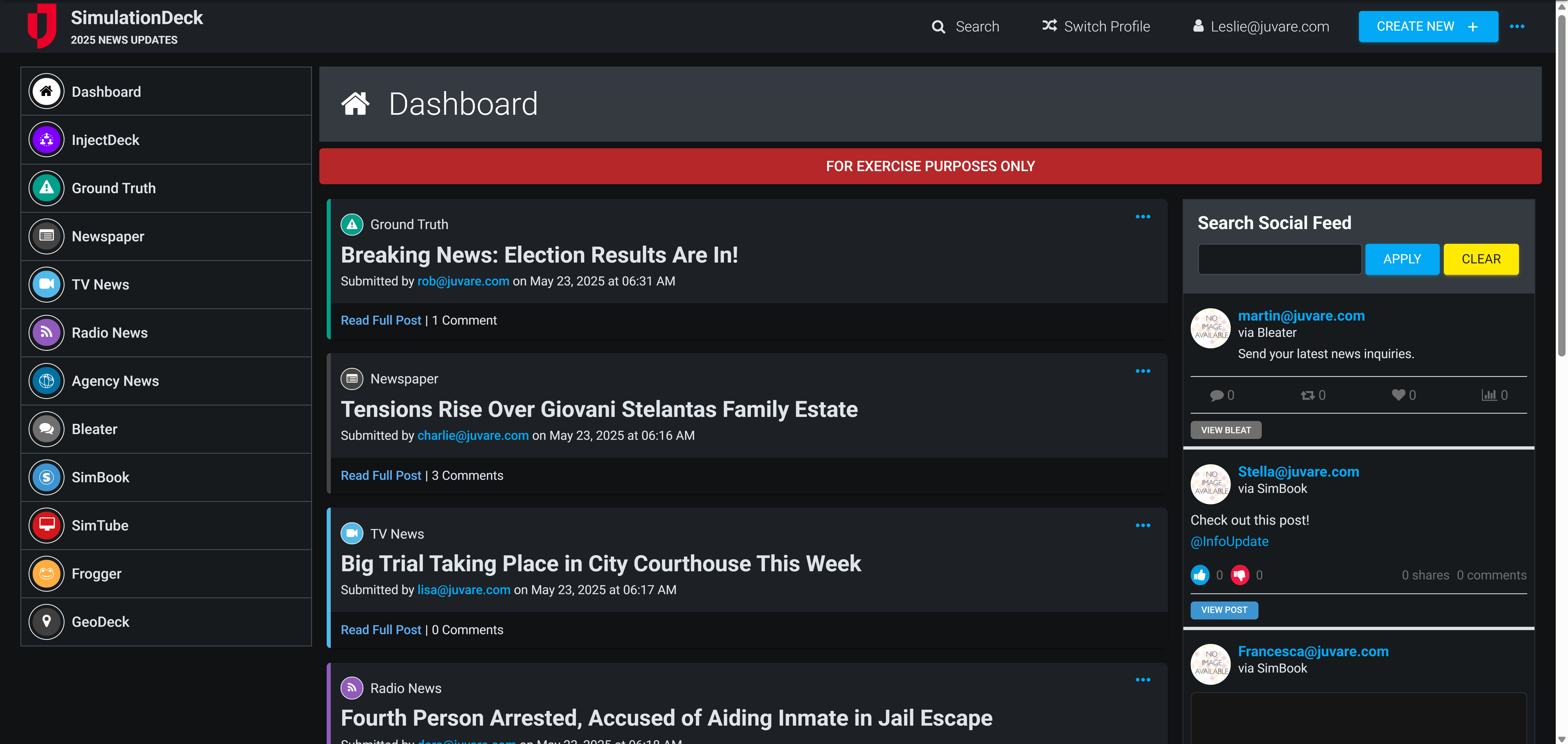 SimulationDeck - Dashboard Dark Mode SimulationDeck - Dashboard Dark Mode