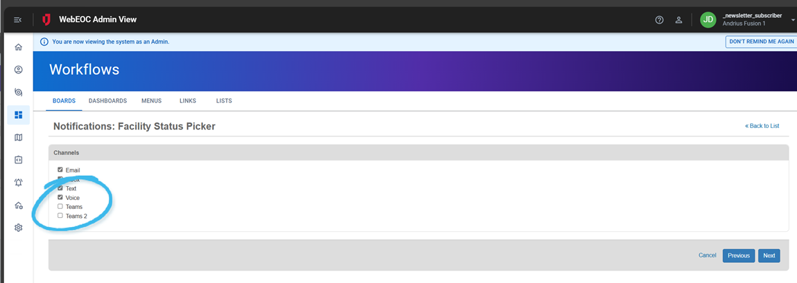 Schedulee notifications alerts channels