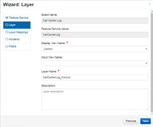 Wizard layer window