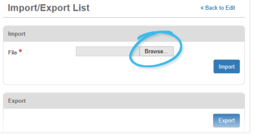 Air and Cruise Import Export List