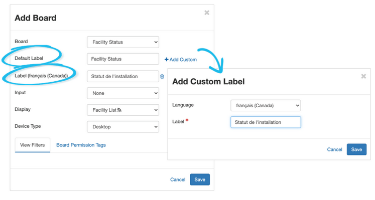 Add a Custom Label