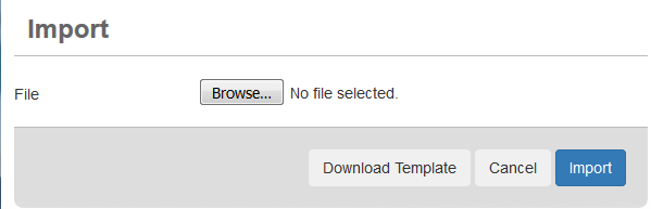 Import Window