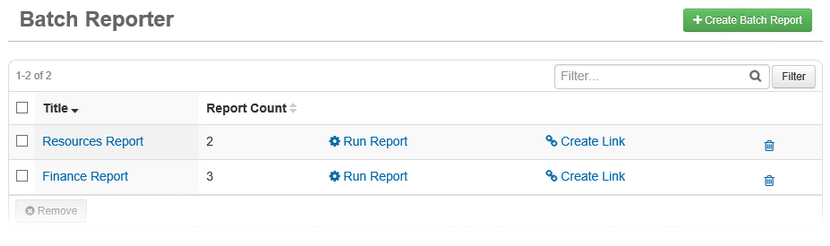 Batch Reporter