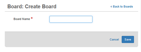 Create Board Page