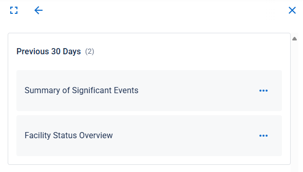 Chat history slideout