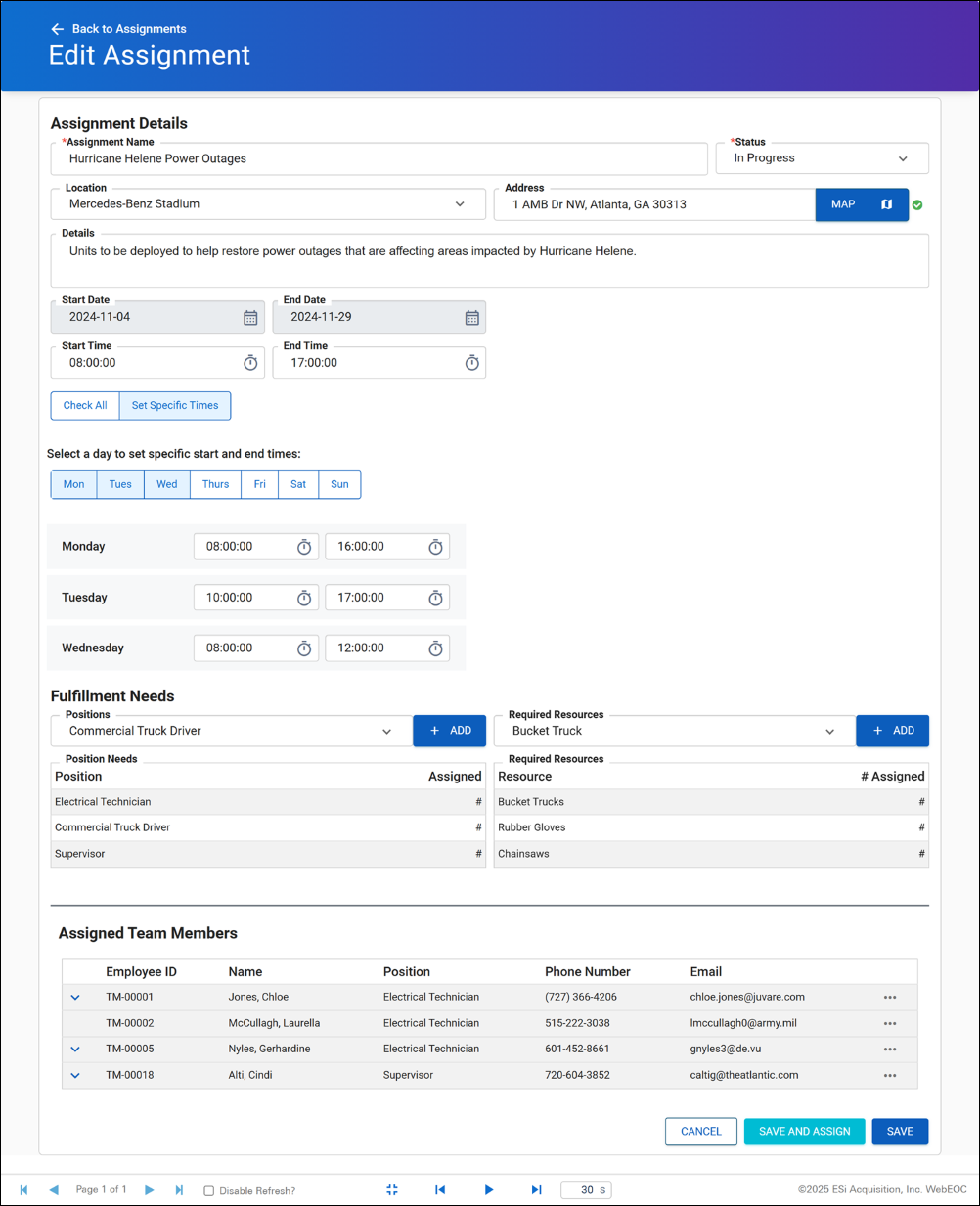 Workforce Management