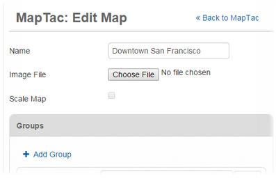 Edit Map Page