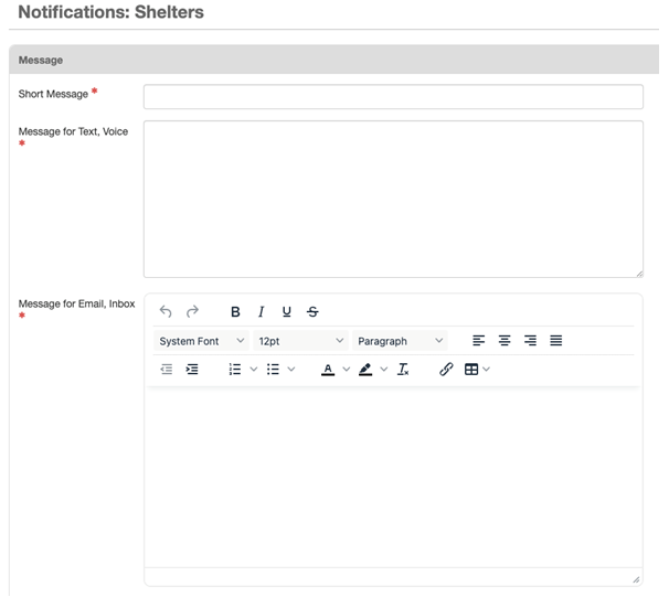 Message Page