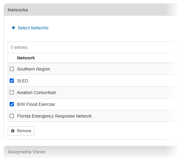 Network list