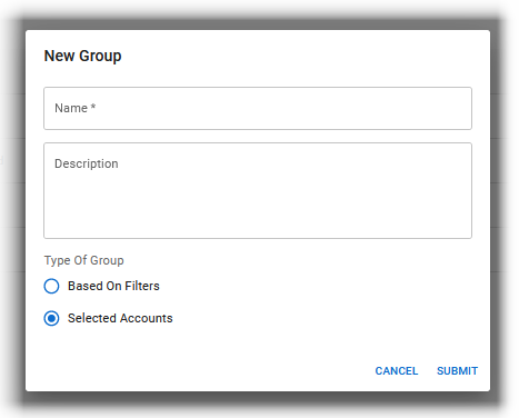 New Group Window