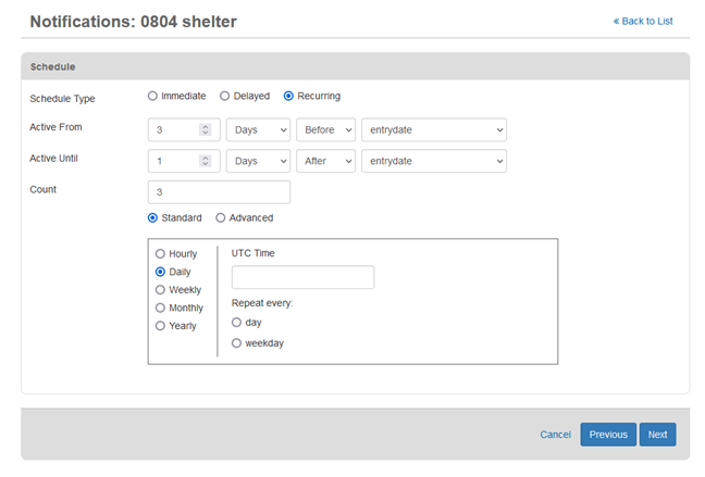 Recurring Option