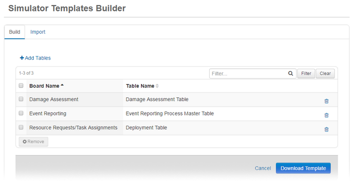 Simulator Templates Builder