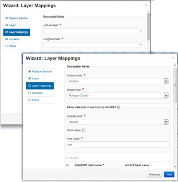 Wizard Layer Mappings