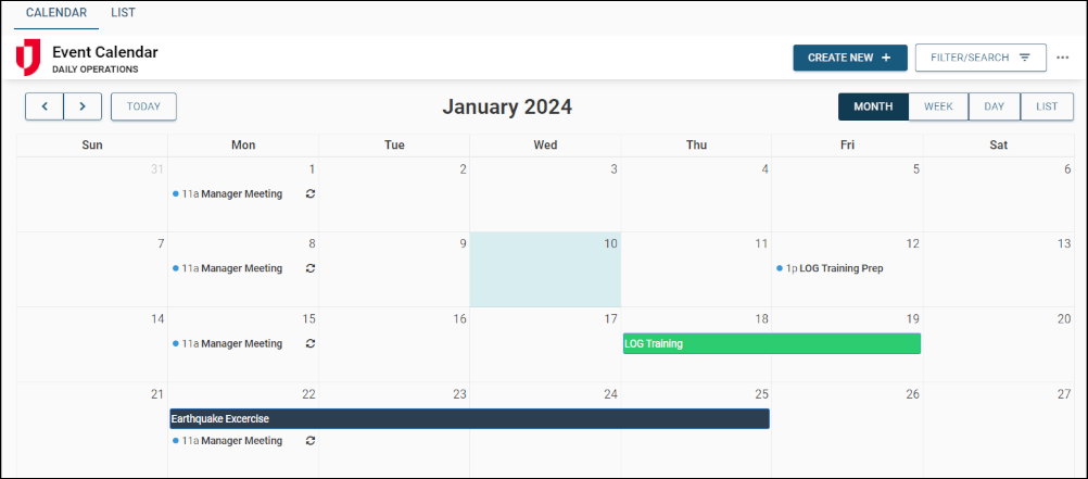 Event Calendar