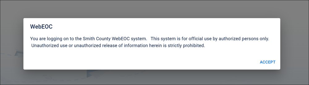 Click image to enlarge Login in policy window