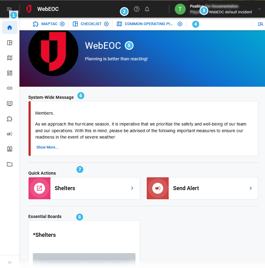 User Homepage